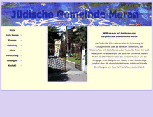 Tablet Screenshot of juedischegemeindemeran.com